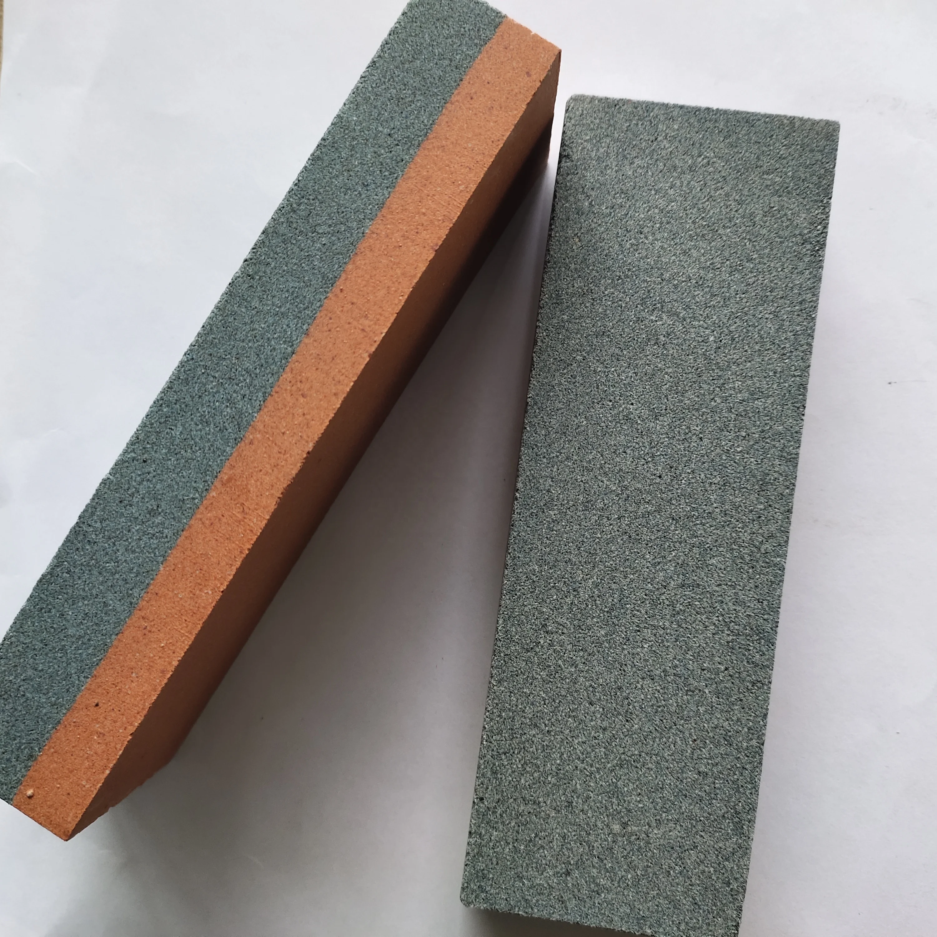 2 Sided Whetstone  Knife Sharpener with rubber base  4001000 water stone