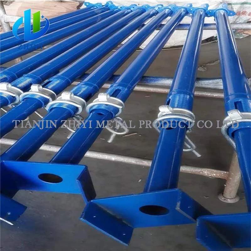 3.5 meter sri lanka steel roof propping builders scaffolding pole pipe concrete suspended prop jeck wall panel system
