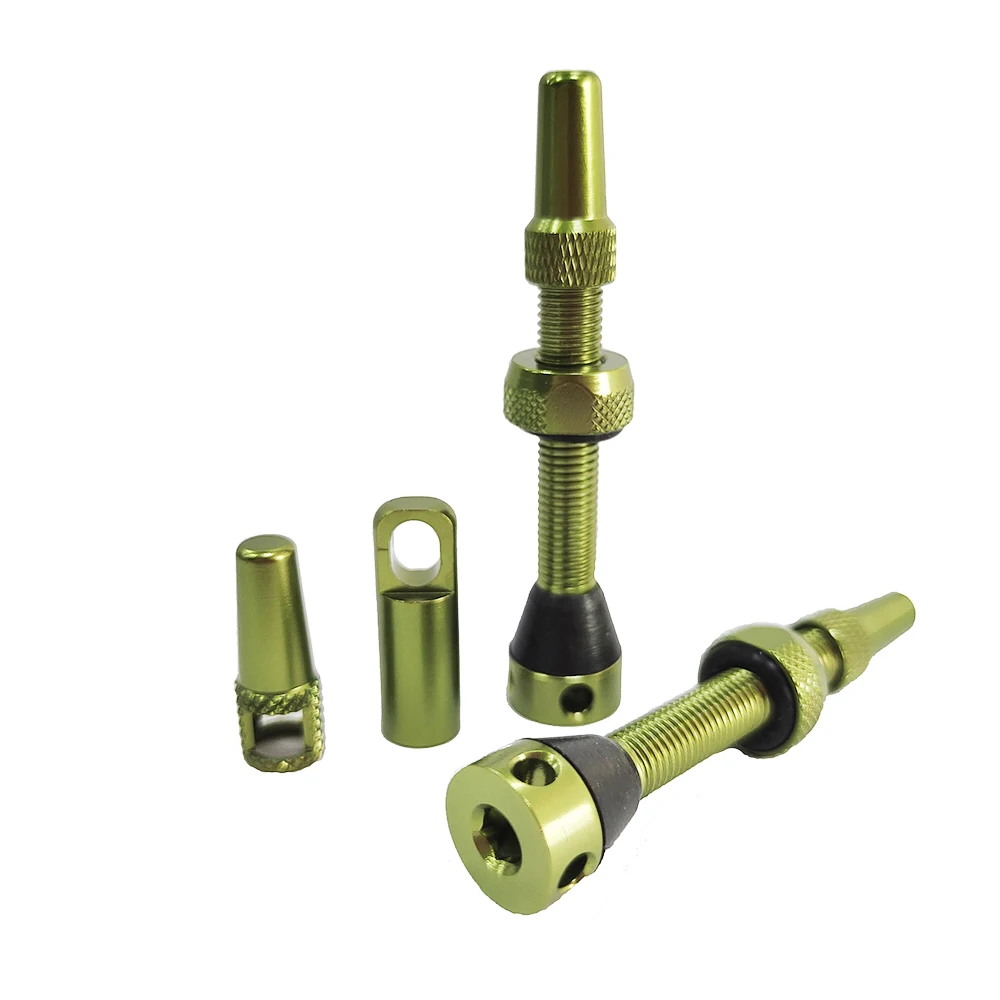 Aluminum Alloy 40mm 44mm 50mm 55mm 60mm 80mm Bicycle Accessories Colorful Road MTB Bike FV Valve Presta