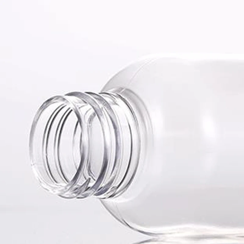 5ml 20ml 30ml 50ml 60ml 100ml 120ml Transparent PET Plastic Small Tall Round Bottles
