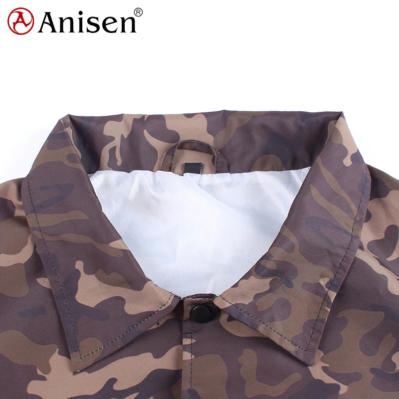 2021 new style Chinese factory spring coaches jacket men 100% nylon waterproof camo jacket