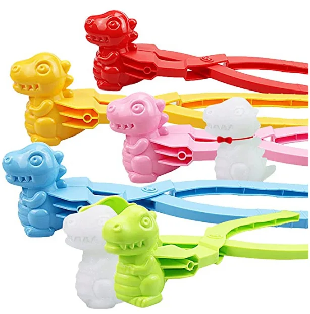 Outdoor Snowball Maker Clip Children Plastic Snow Beach Sands Making Ball Mold Tool For Winter Adults Snowball Fight Toys Set