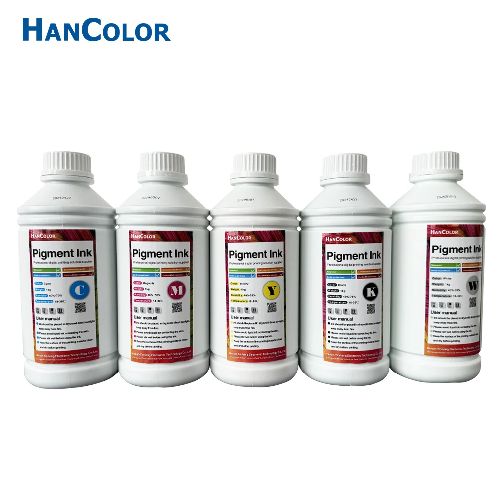 Хорошее качество высокое Hancolor DTF Заводские чернила 1000 мл пигментные