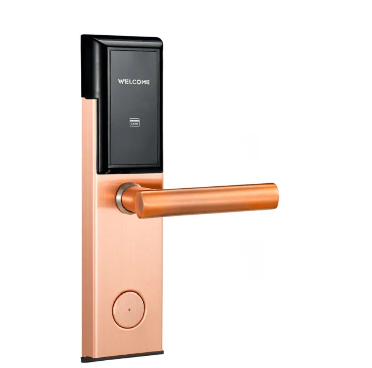 High security electronic hotel card lock RFID smart card electric door hotel lock system