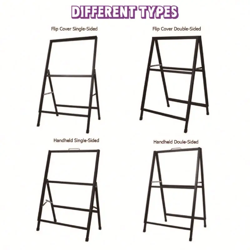 Double Side A Frame Sign Stand  Advertising Custom A Frame Sign A Frame Outdoor Sign