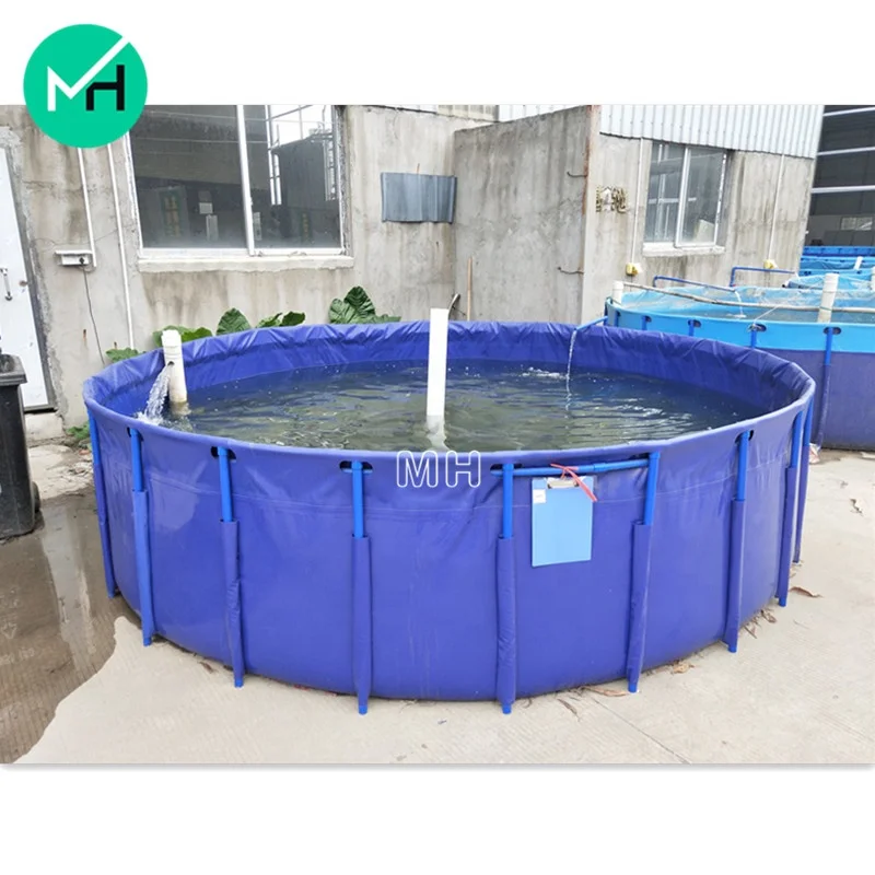 5m diameter metal frame swimming pool fishpond pool for sale