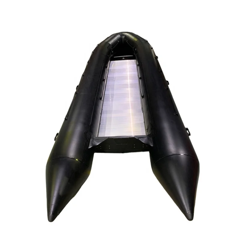 8m aluminum floor inflatable boat with high pressure PVC air tube