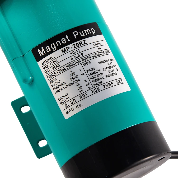 2024 Hot sales MP-20RZ mini magnetic pumps magnet water circulating mag drive centrifugal pump aggressive liquid resistance pump
