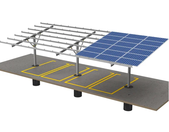 Certified solar car parking solar panel mounting structure bracket