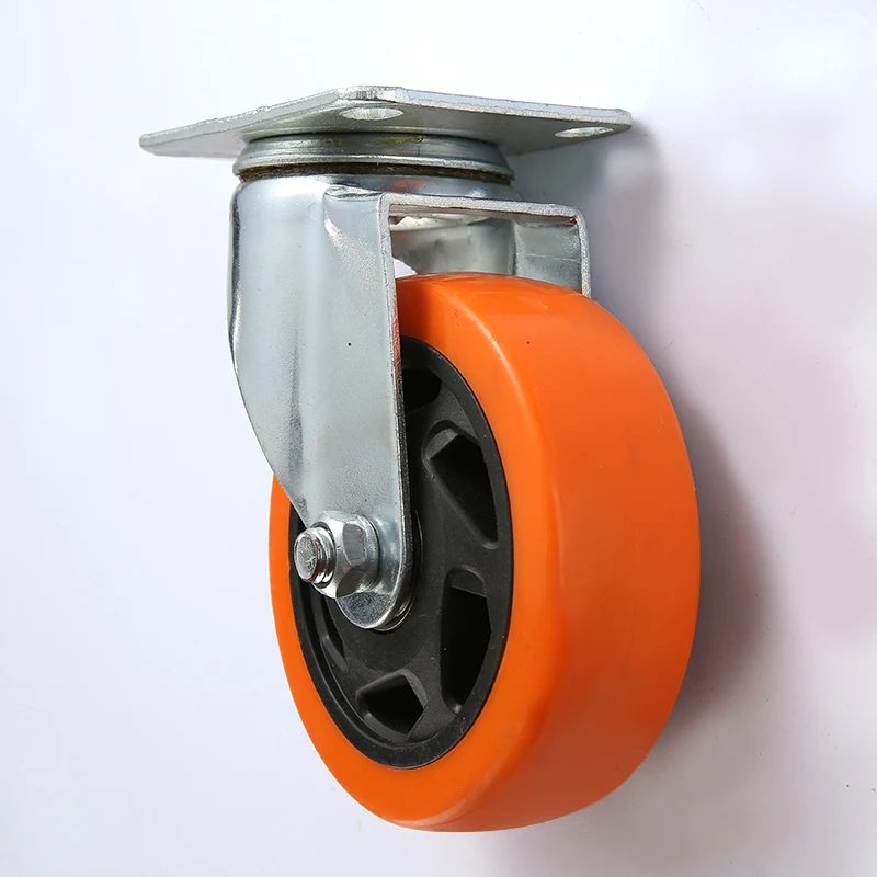 Removeable Cool  Style Office Chair Caster Wheels Packing Finish Furniture Plate Floor Cast Epoxy Shock Solid Hotel