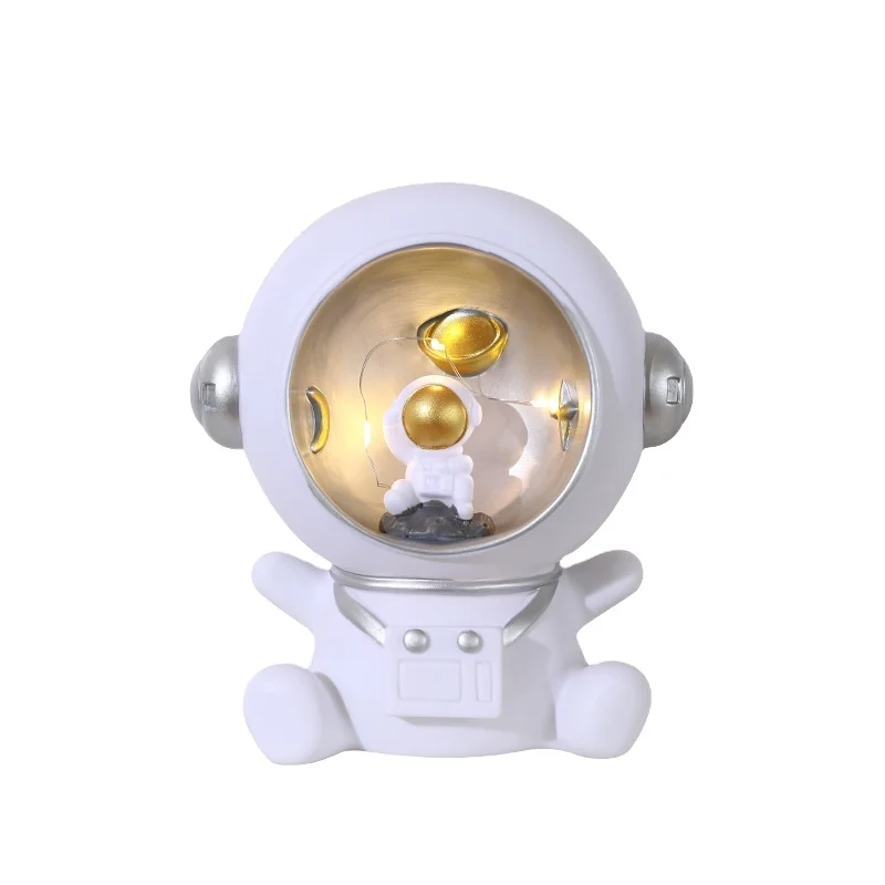 Customized colorful plastic shaped  astronaut bank sale price pvc baby coin money box resin saving banks toy for kids