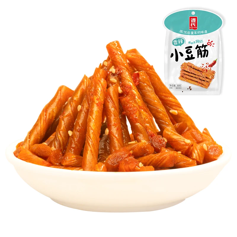 Пищевая продукция Genji, 30 г, фасоль, закуски, острые, горячая Распродажа, пряные полоски, OEM, пищевые закуски с чили, вкус, маленькая упаковка, соевая закуска