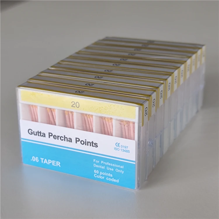Dental Gutta Percha Points Endo Endodontics F1 F2 F3 02 04 06 Taper Dental Material 15-40# dental GP points