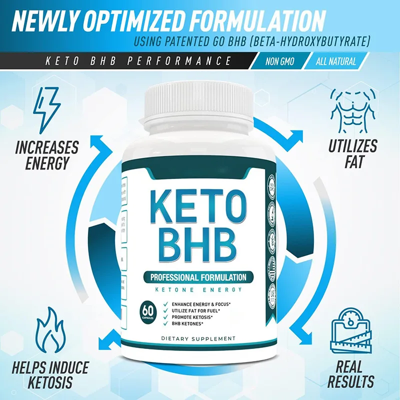 Wholesale Price OEM Weight Loss Diet Capsule Ketone Energy Booster KETO BHB Capsules