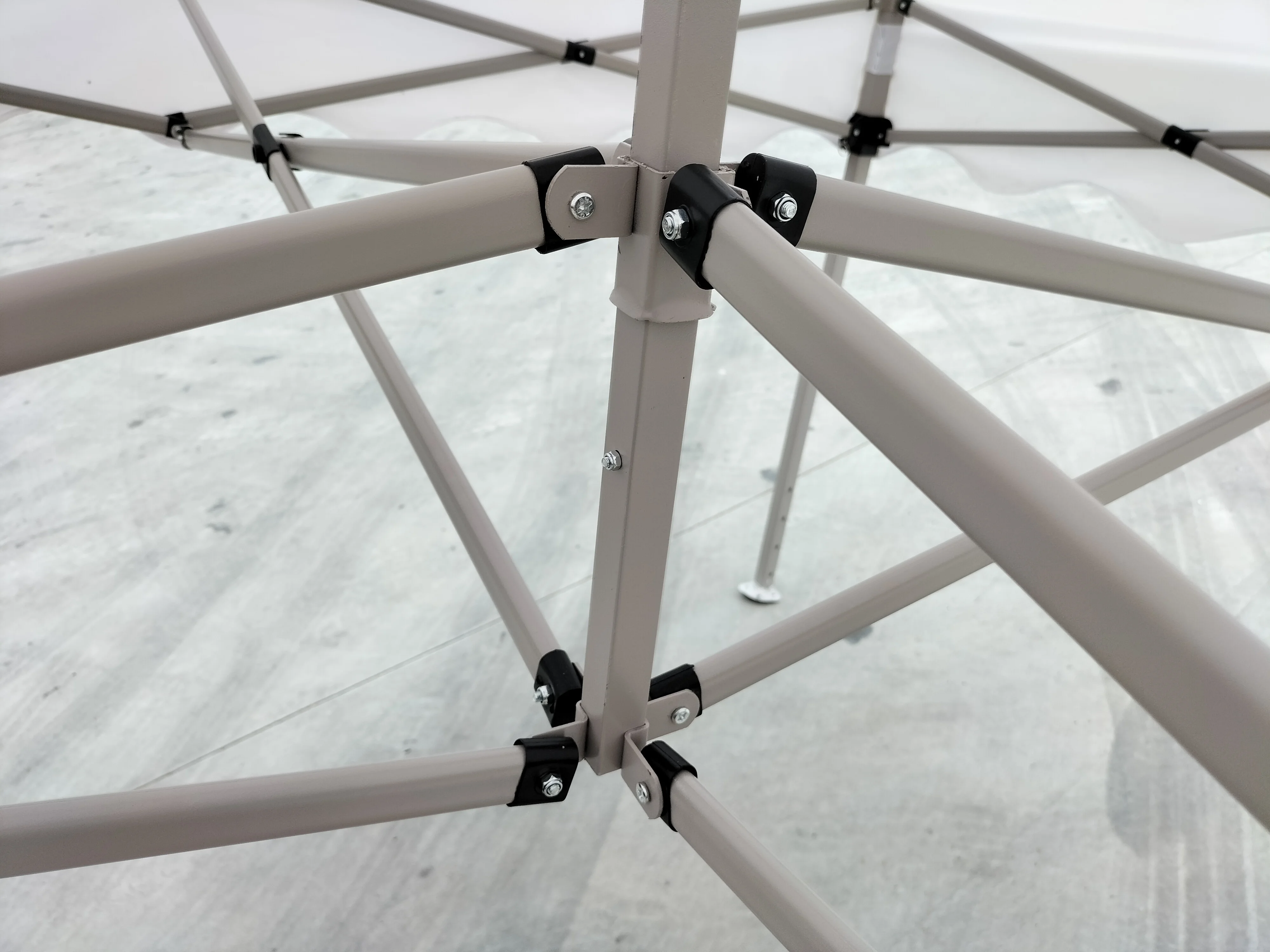 Tent Custom Painting Ez up Canopy Outdoor Folding Pop Tent Tube Frame Pop Tent Marked Hexagonal Aluminium High Quality 3x3 Steel