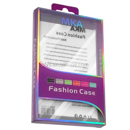 Custom Clear Packaging Box Small Cosmetics Phone Accessories Transparent Box With Plastic Window