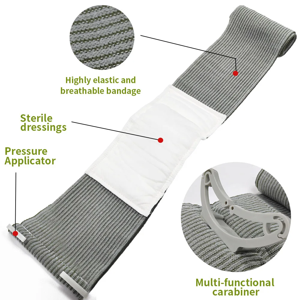 2023 Wholesale Emergency Pressure Elastic Hemostatic Trauma Wound For Outdoor Emergency Situation