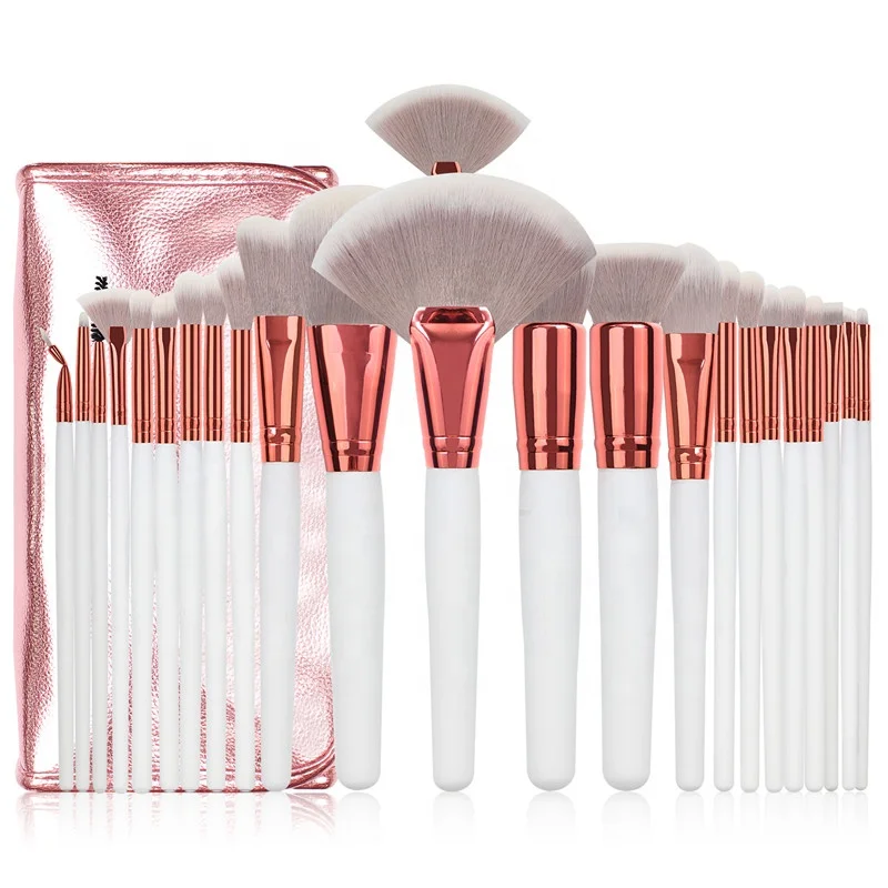 
24pcs Makeup Brush Set Brochas Maquillaje OEM Makeup Brushes Private Label Vegan Cosmetic Tools 