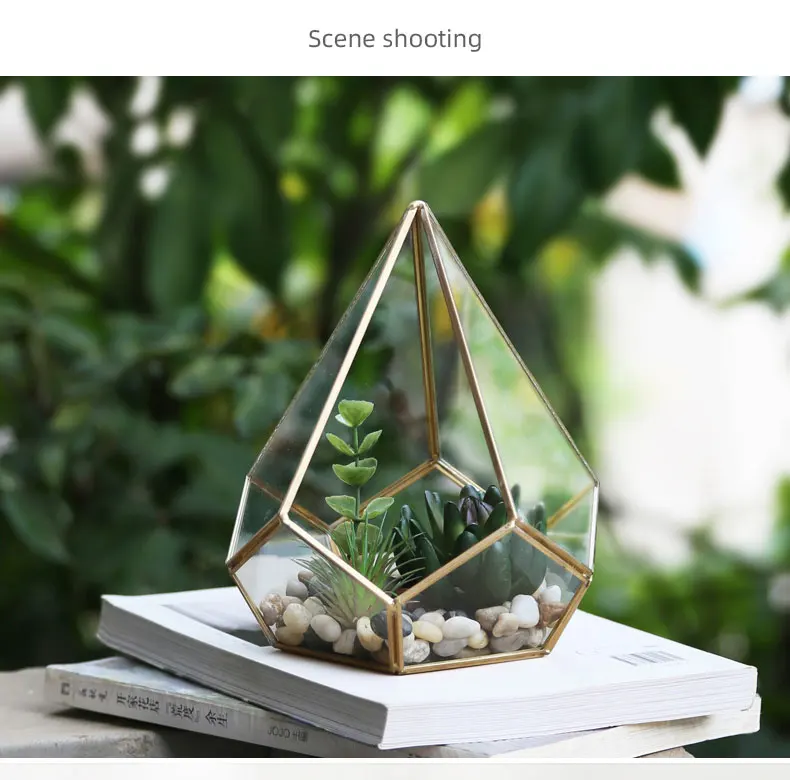 Изысканная стеклянная теплица, декоративные стеклянные контейнеры, Заводские на заказ