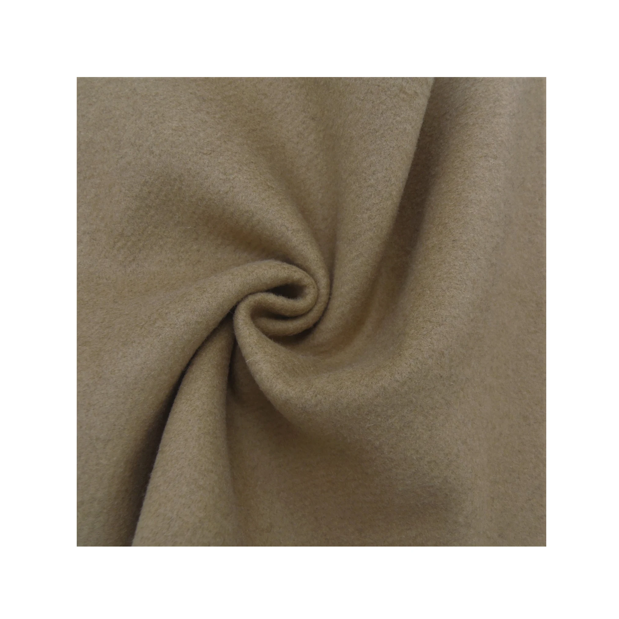 double face wool polyester blended woolen leisure cloth two sides wool fabric fancy woven fleece textile for overcoat