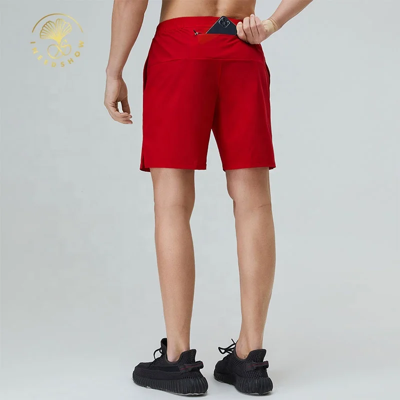 Fashion Mens Fitness Apparel Summer Shorts High Quality Men Athletic Sport Shorts Wholesale Zipper Design Pocket Men Gym Shorts
