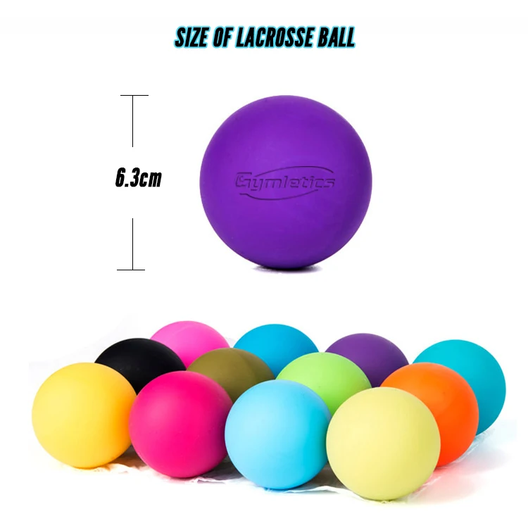 Factory Wholesale Body Foot and Back Custom Silicone Therapy Massage Ball For Yoga Fitness