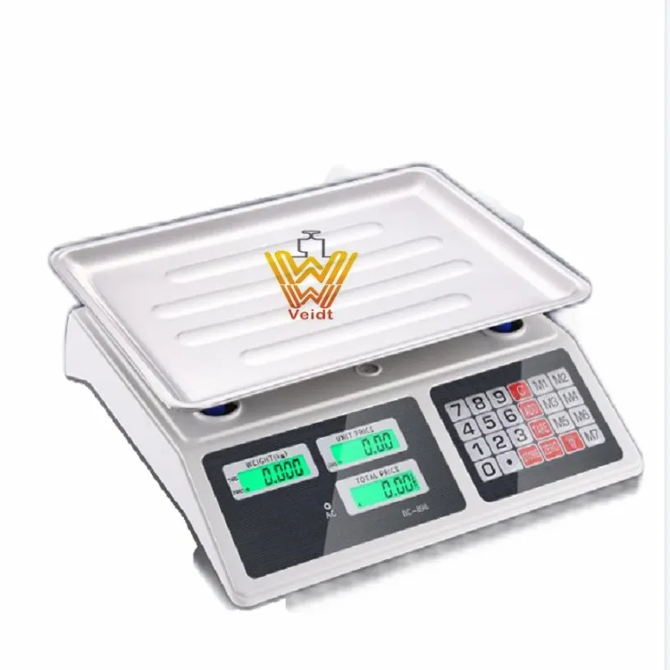 Veidt weighing Customizable Commercial Electronic Scale Desktop Price Computing Scale Supermarket Vegetable Fruit Scale