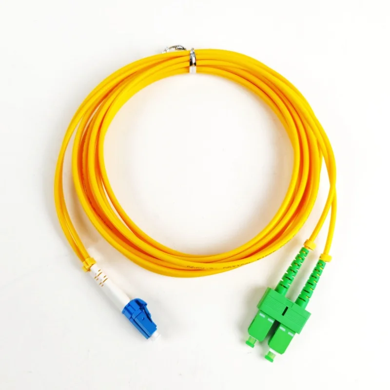 Optical Fiber Optic Patch Cord Equipment LC/UPC-SC/APC FTTH Multi Mode 1M 2M 3M Fiber Jumper Factory Direct Supply Duplex