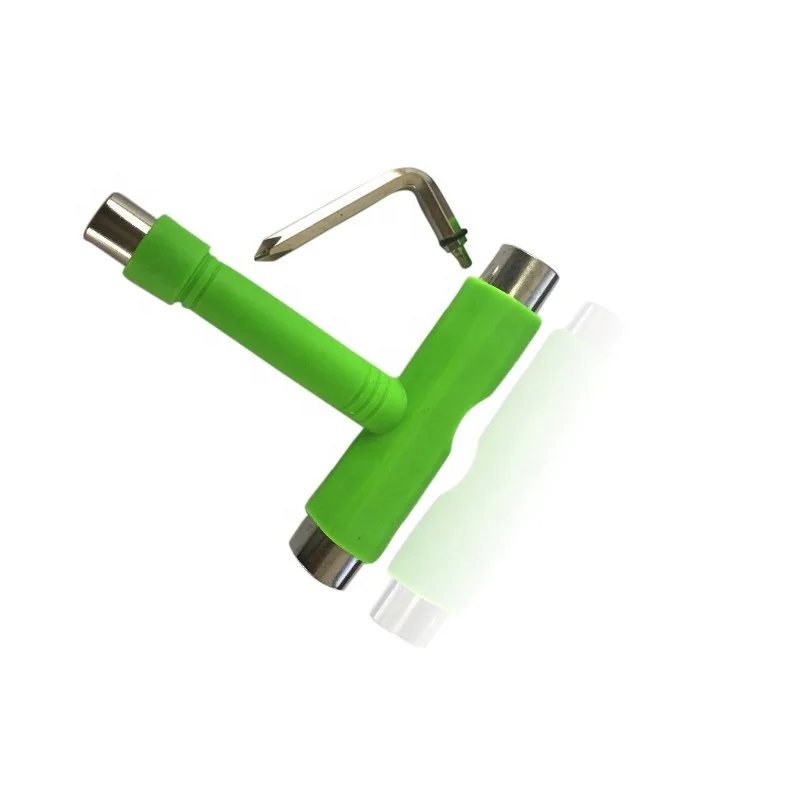 skateboard longboard multifunction T tools Customized Logo Printed Multi Color T-tool