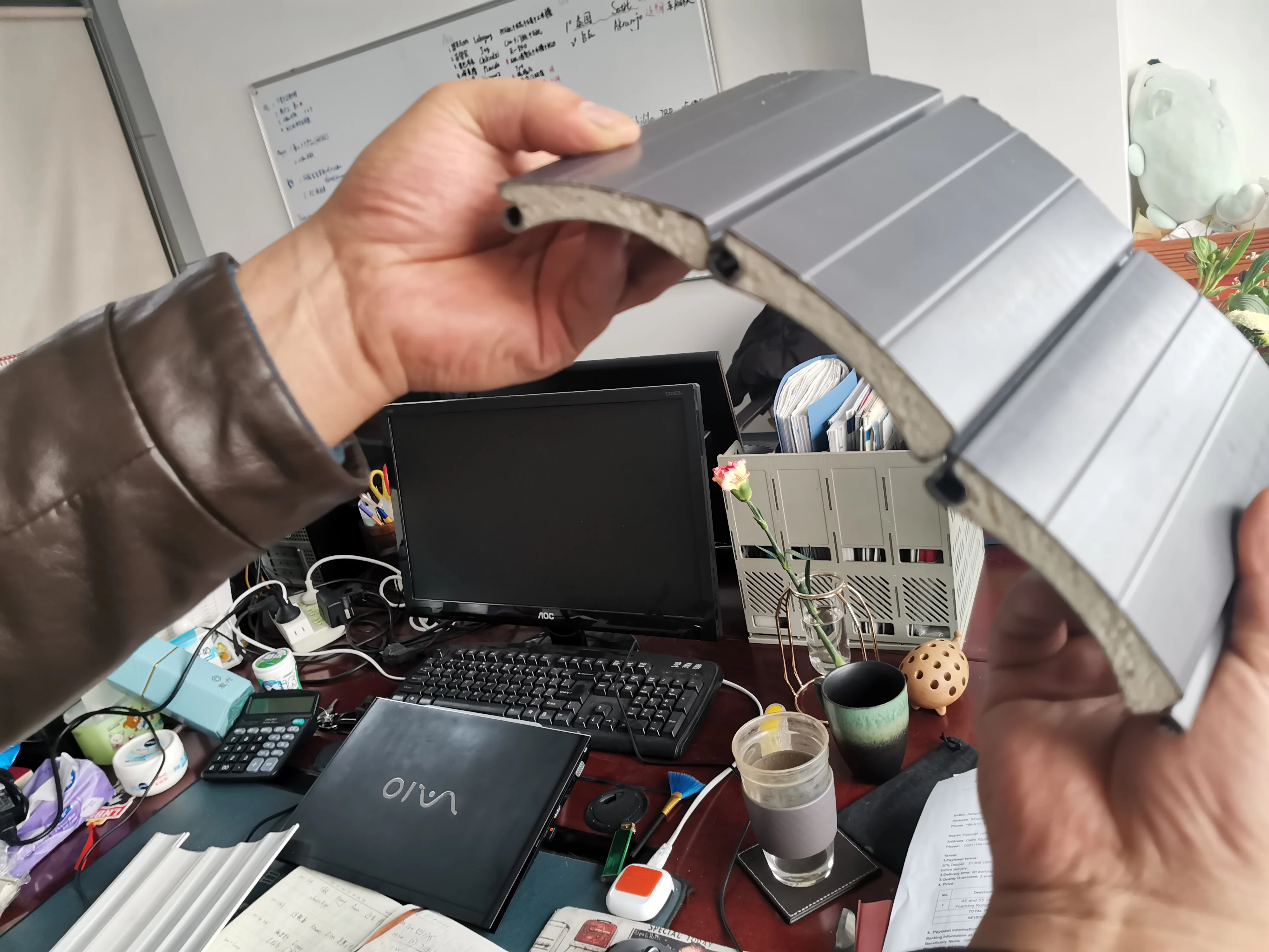 45/55/77 PU foam roller shutter door machine fast speed0-30/min PU foam roller shutter slat roll forming machine