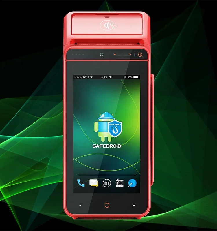 Handheld Smart Payment Terminal POS device based on Android system support barcode scanning NFC 3G4G