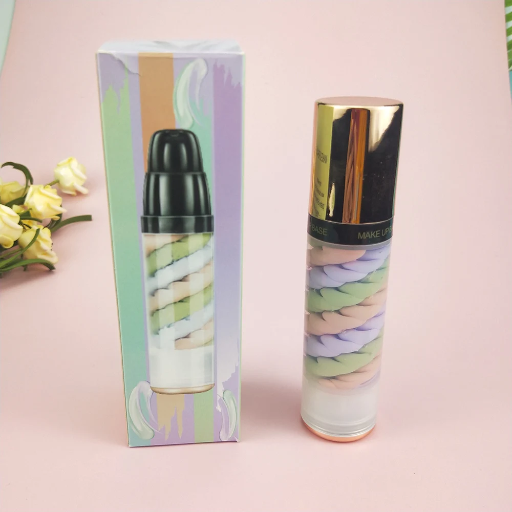 Wholesale Waterproof Liquid Foundation Moisturizing Face Makeup Base Brightening Primer Makeup Cream for Enhanced Skin Glow