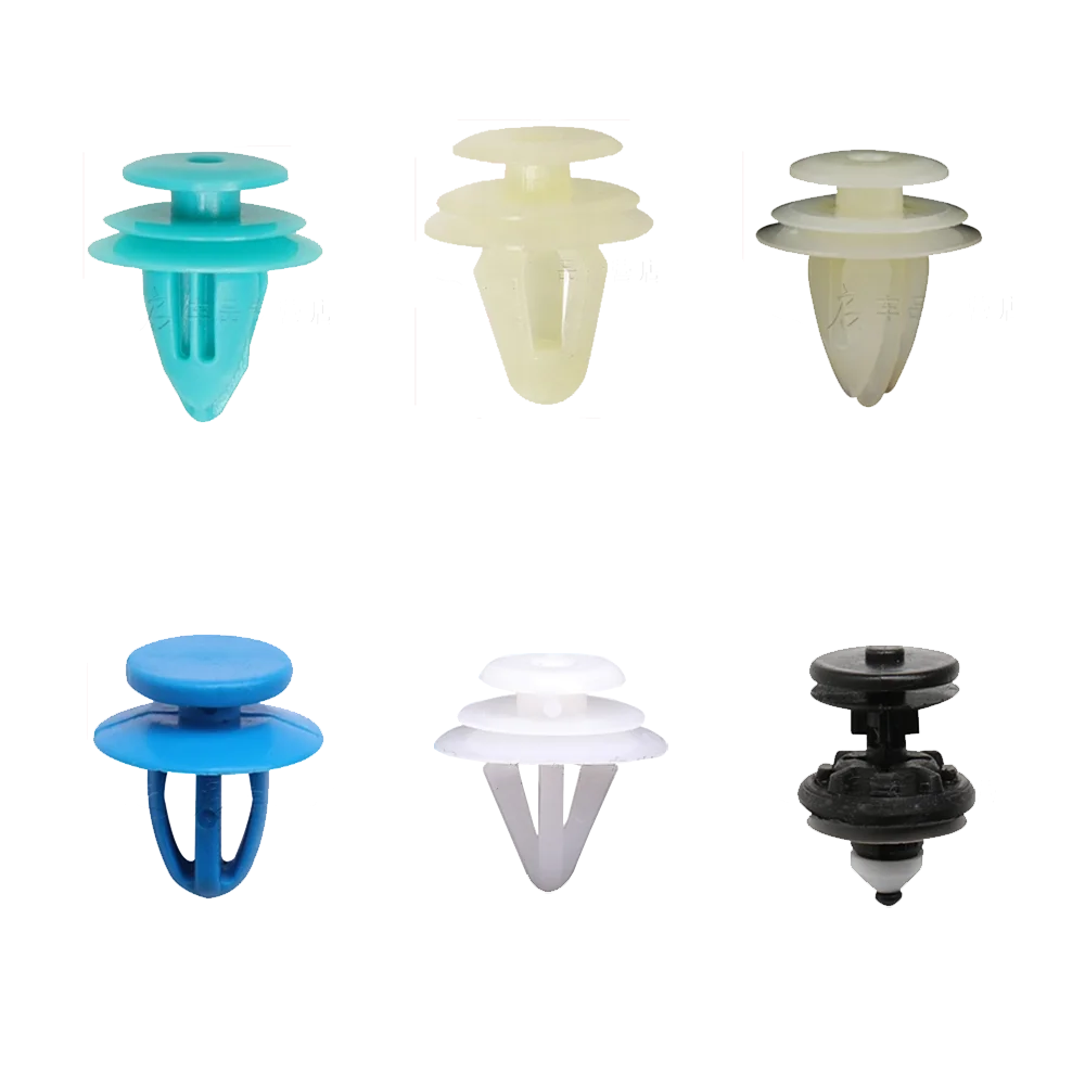 Разнообразные автомобильные крепежные зажимы для бампера автомобиля, фиксаторы, заклепки, панели дверей, брызговик, универсальные, подходят для всех автомобилей