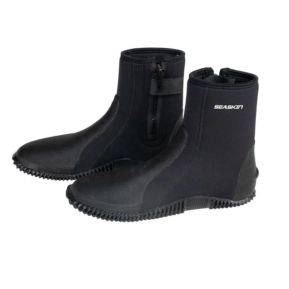 Neoprene Scuba Diving Booties Reinforced Toe and Heel Water Sports Unisex Shoe for Windsurfing Rafting Sea Kayaking