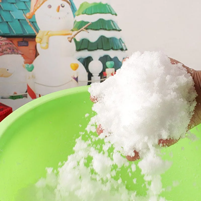 Paper Base Cellulose Snow Landscapes Easily Be Cleaned Up Outdoor Use Snow Special Effects Artificial Snow