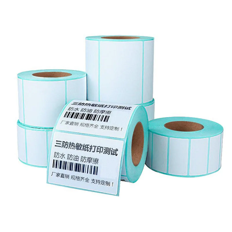 Wholesale high quality 80x40mm roll paper thermal for bar code printing
