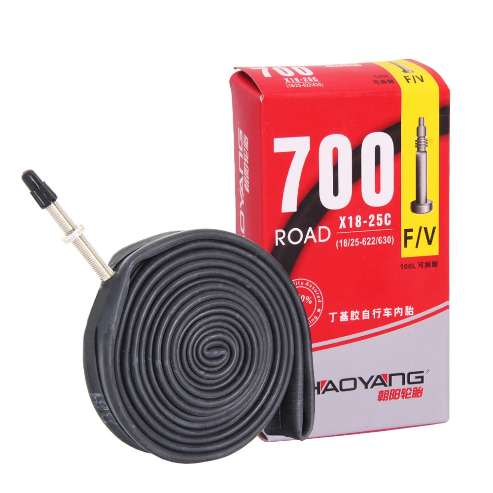 Chaoyang Road Bike Inner Tubes Bicycle Tyres 700x23c/25c/32c  Butyle Rubber Presta Valve Ultralight FV