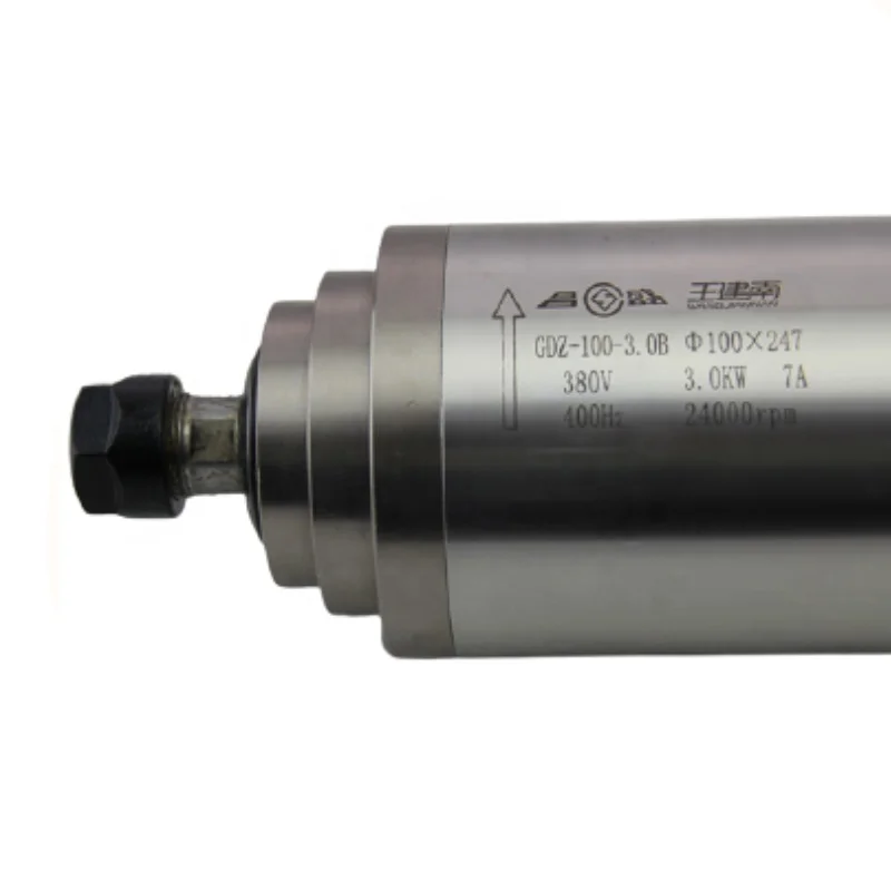 Spindle for Milling Water Cooled Spindle 100mm with Er20 Collect 3kw Spindle cnc