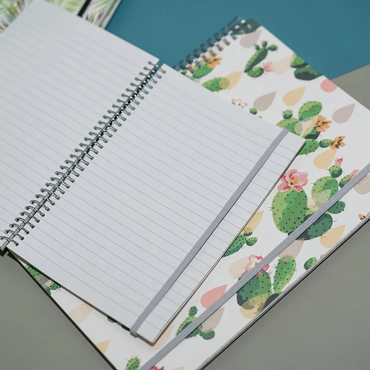 Customize Cheap Bulk A5 Wire Spiral Bound Hardcover Printing Notebook