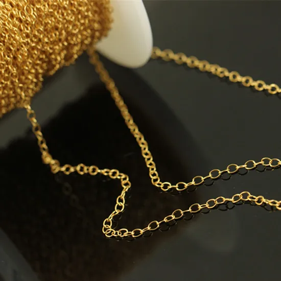 Best quality 14K gold filled extension chain for jewelry making bracelet necklace