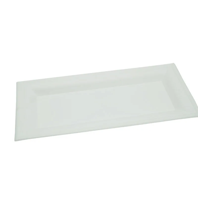 
new arrival Disposable Bagasse Compostable Biodegradable Oval plates Tableware 