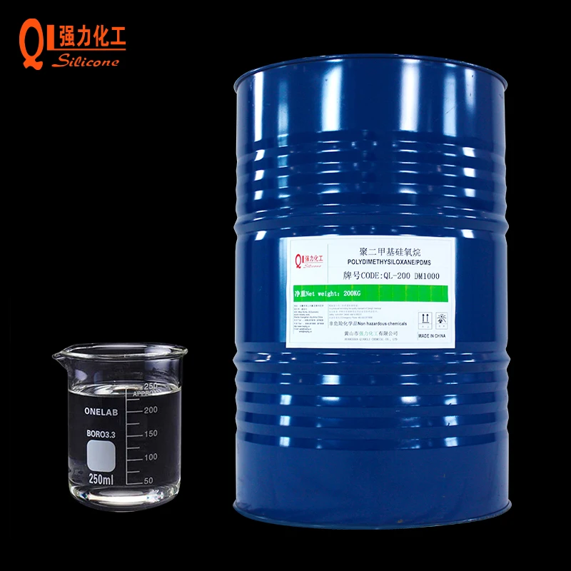 QL50  Dielectric fluid polydimethylsiloxane silicone oil 201 for anti oxidant  ASIC cooling