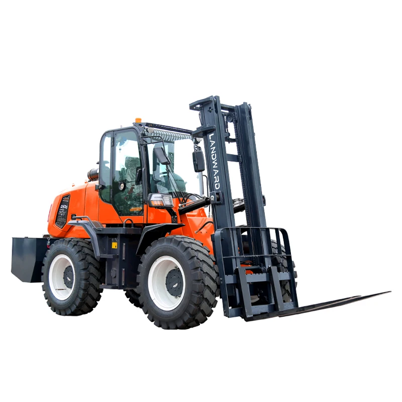 Cheap Fast Delivery All-Terrain Off-Road Forklift 3 Tons 4 Tons 5 Tons Multi-Purpose Off-Road Forklift Farm Building Export