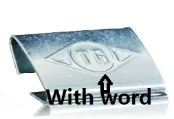 
PET strapping seal making machine pet metal Serrated Metal PET Strap SealEngraved semi-open strapping seal buckle making machine 