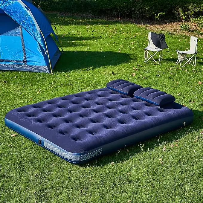 Factory Price Portable Inflatable Mattress Air Cushion Bed Inflatable Bed With Pump And Pillows For Outdoor Camping