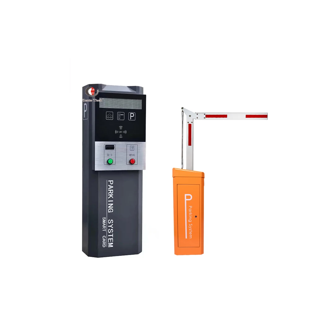 Autopay Rfid Card & Ticket Dispenser Car Parking Smart System with Emergency Button Parking Equipment