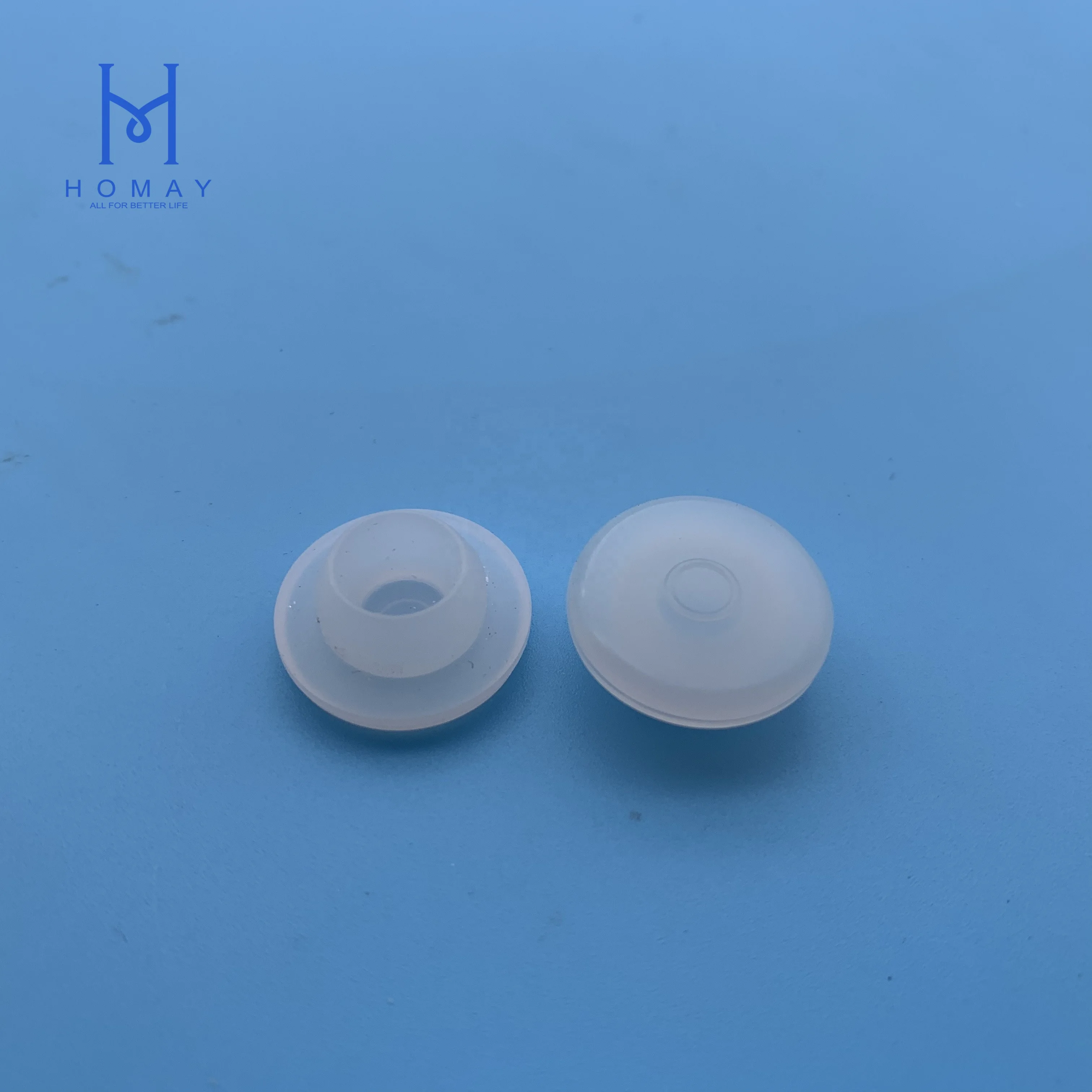 Homay packaging best price 13mm 20mm 32mm medical injection rutyl rubber stopper for pharmaceutical glass vials