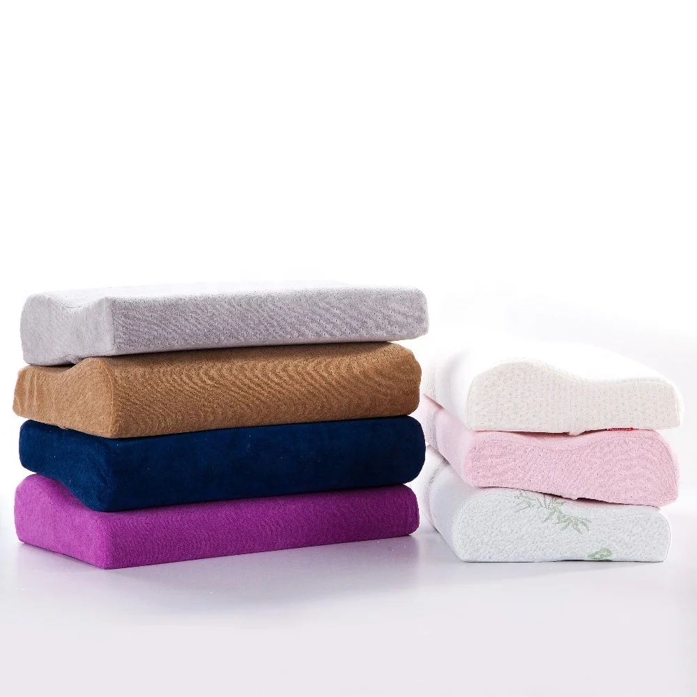 OEM bed wedge  contour memory foam orthopedic  cervical traction deep sleep pillow spray set