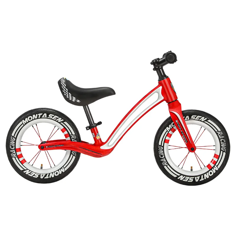Montasen M-F805-S 12' Magnesium Kids Balance Bike for kids training balance Children Ride on Car Hot Seller