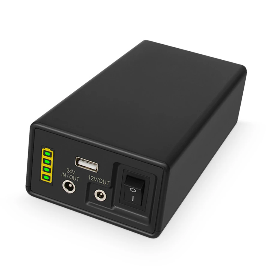 Factory Price Newest 44800Mah Uninterrupted Power Supply 24V 12V Mini Ups Lithium Battery For Wifi Router